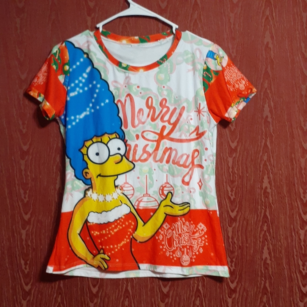 NWOT THE SIMPSON'S MARGE MERRY CHRISTMAS